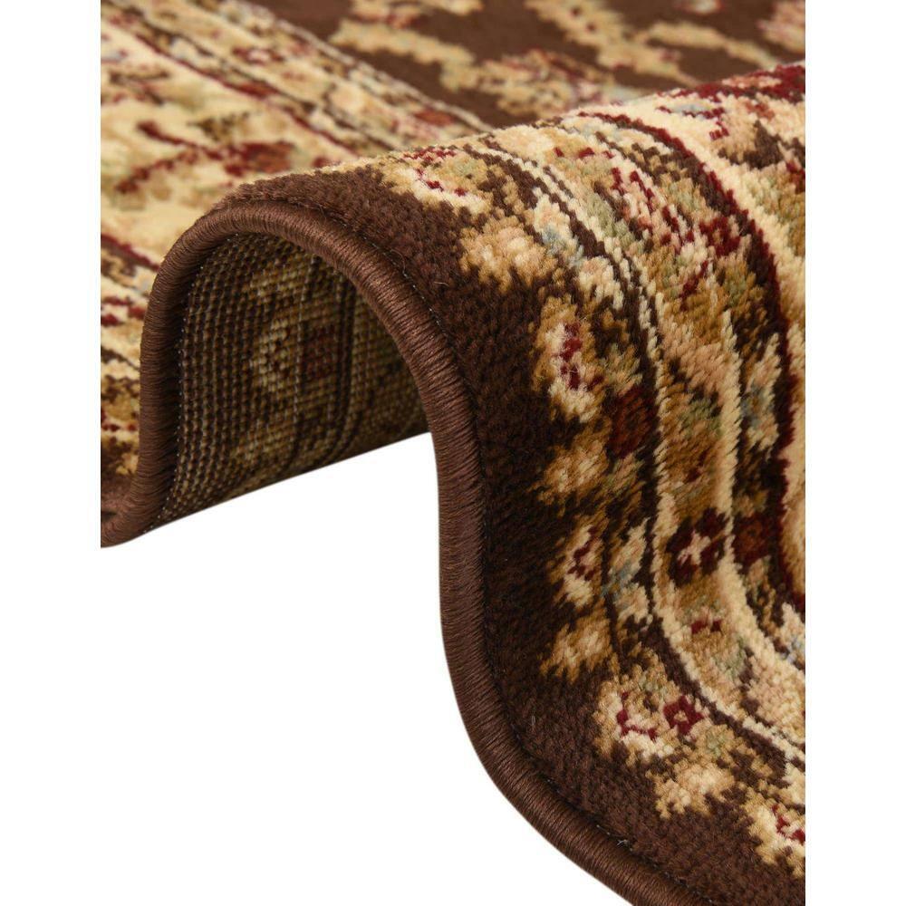 Rugs.com Aditi Collection Rug – 3' 3 x 5' 3 Brown Low Rug Perfect For Living Rooms, Large Dining Rooms, Open Floorplans