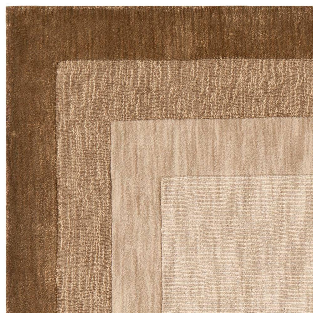 Impressions IM821 Hand Loomed Area Rug - Beige/Brown - 6'x6' - Safavieh