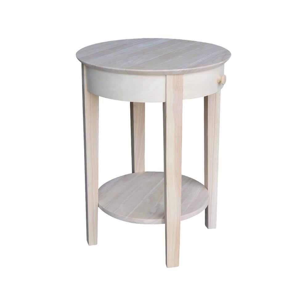 International Concepts Phillips Accent Table Includes Drawer
