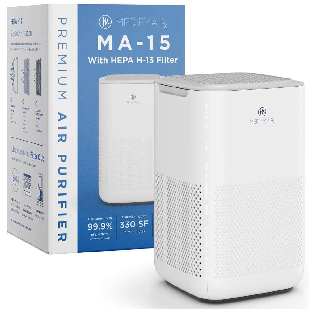 Invenitiah Medify MA-15 Air Purifier With True HEPA H13 Filter | 585 Ft² Coverage In 1Hr For Allergens, Smoke, Wildfires, Dust, Odors, Pollen, Pet Dander | Quiet 99.9% Removal To 0.1 Microns 2-Pack | Wayfair