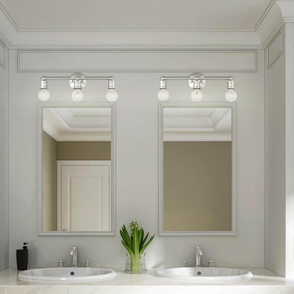 Livex Lighting Lansdale 3 - Light Vanity in  Brushed Nickel