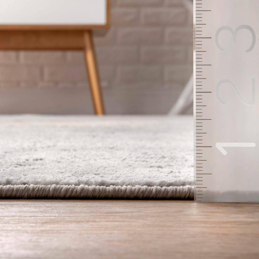 Nuloom Cyn Abstract 4x6 Indoor Area Rug for Living Room Bedroom Dining Room Kitchen, Silver/Ivory