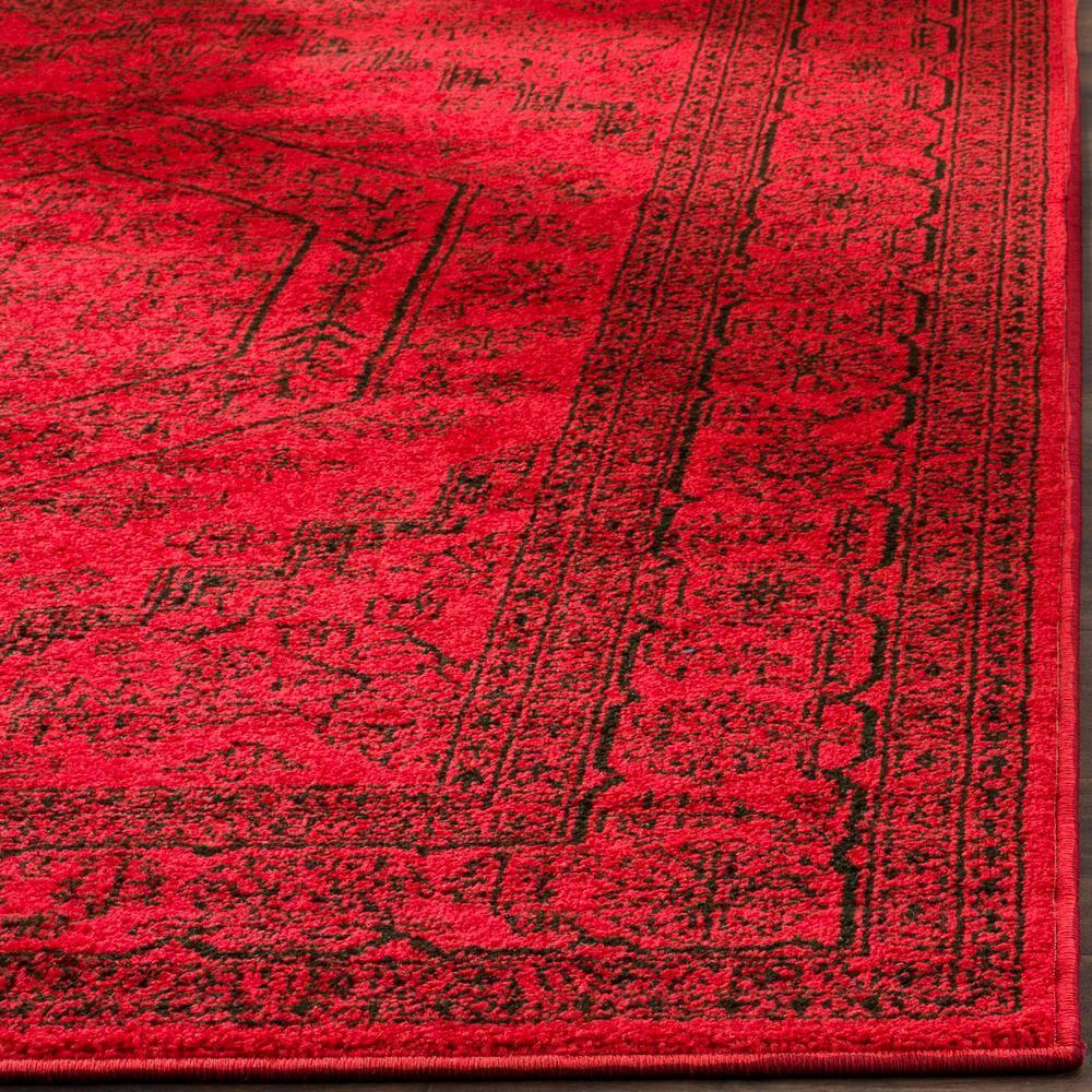 Adirondack ADR108 Power Loomed Area Rug - Red/Black - 8'9"x11'9" - Safavieh.