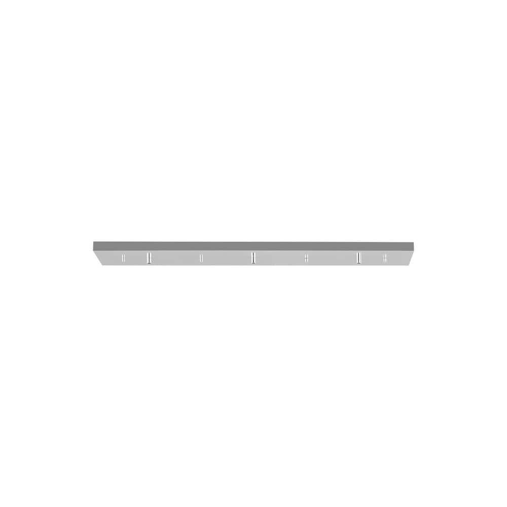 36 in. 3-Light Chrome Linear Multi-Port Canopy