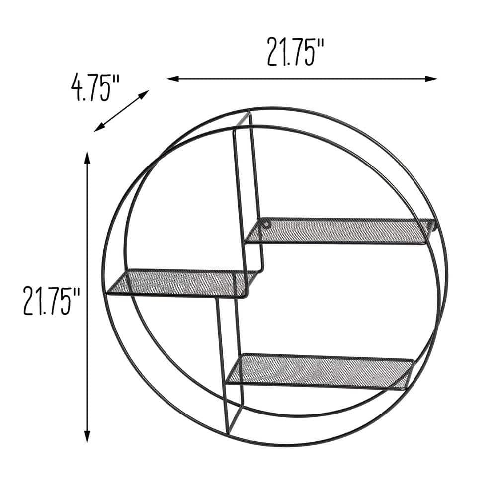Marlow Round Wall Shelf