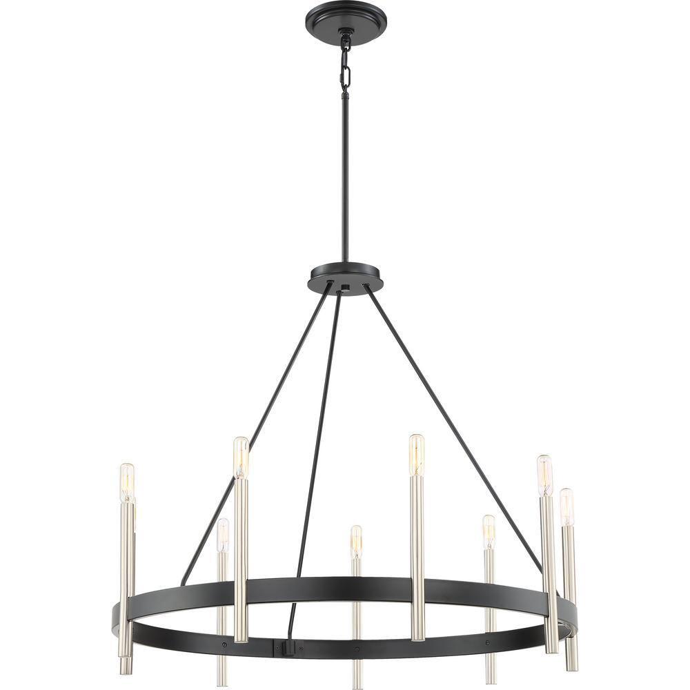 Quoizel Lighting Anthem 9 - Light Chandelier in  Mystic Black