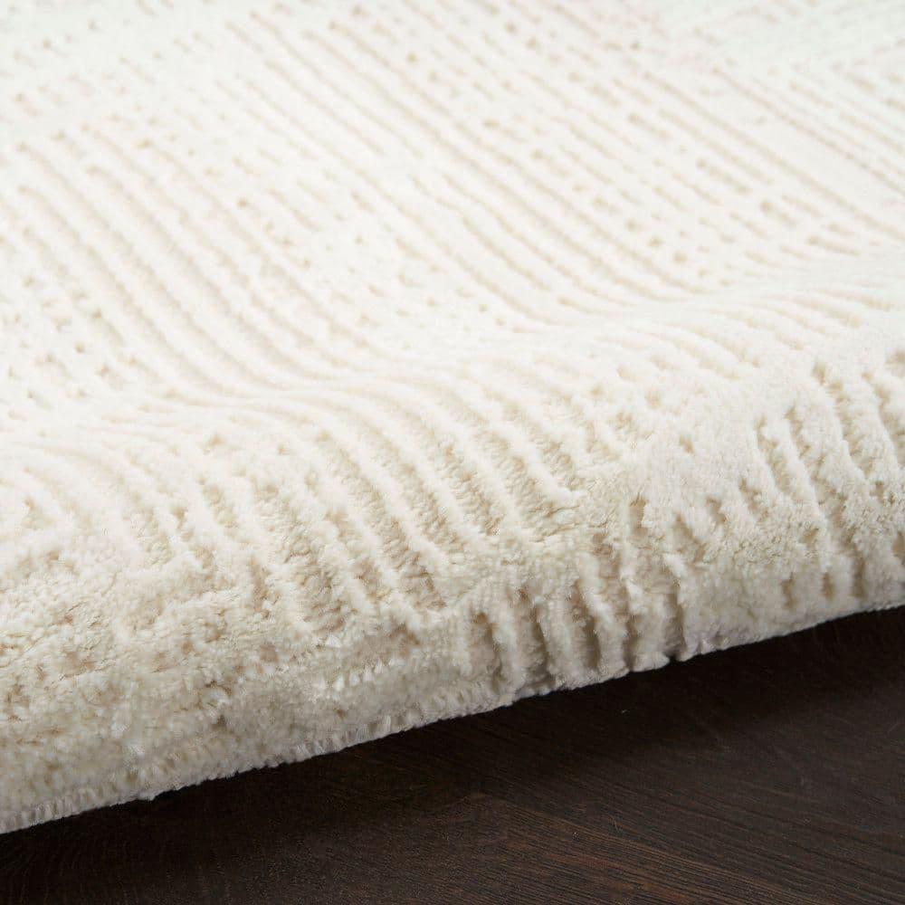 Nourison Eco-Friendly Contemporary Ivory 9' x 12' Area Rug (9x12)