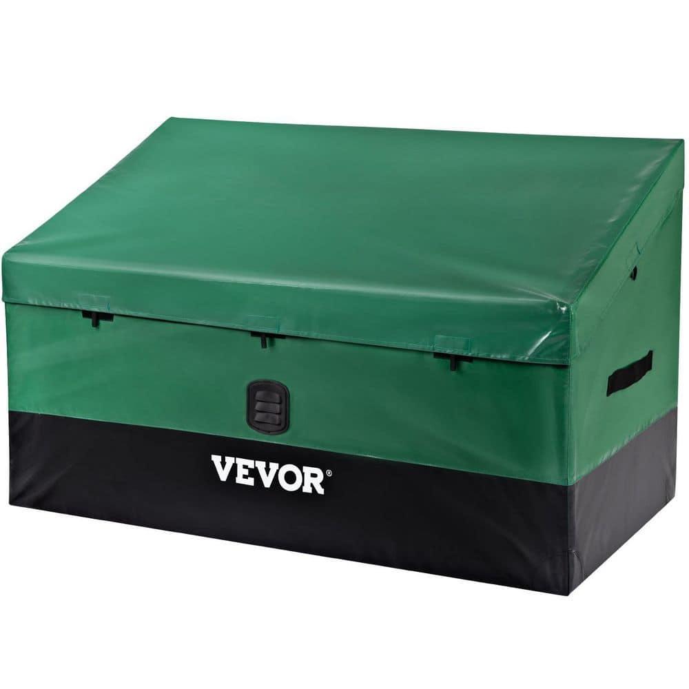 VEVOR VEVOR 48'' W 100 Gallons Water Resistant Polyethylene Plastic Deck Box in Green/Black