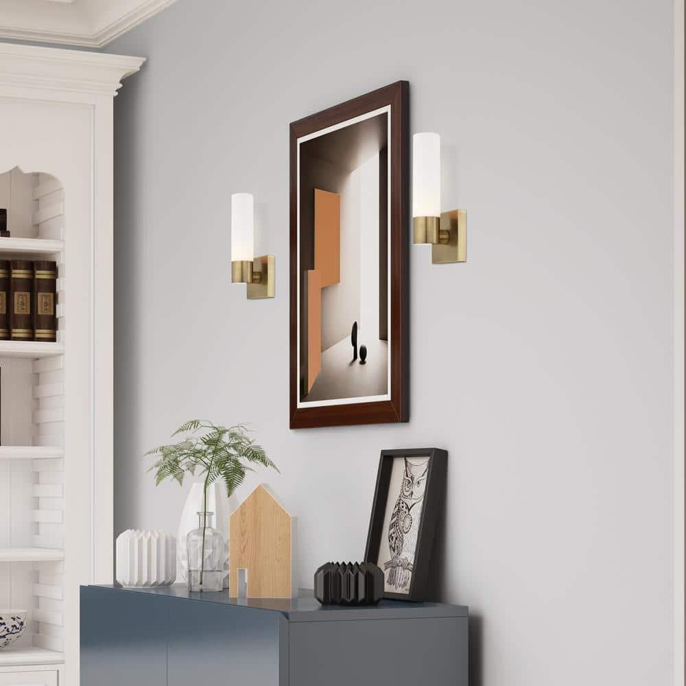 Livex Lighting Aero 1 - Light Sconce in  Antique Brass