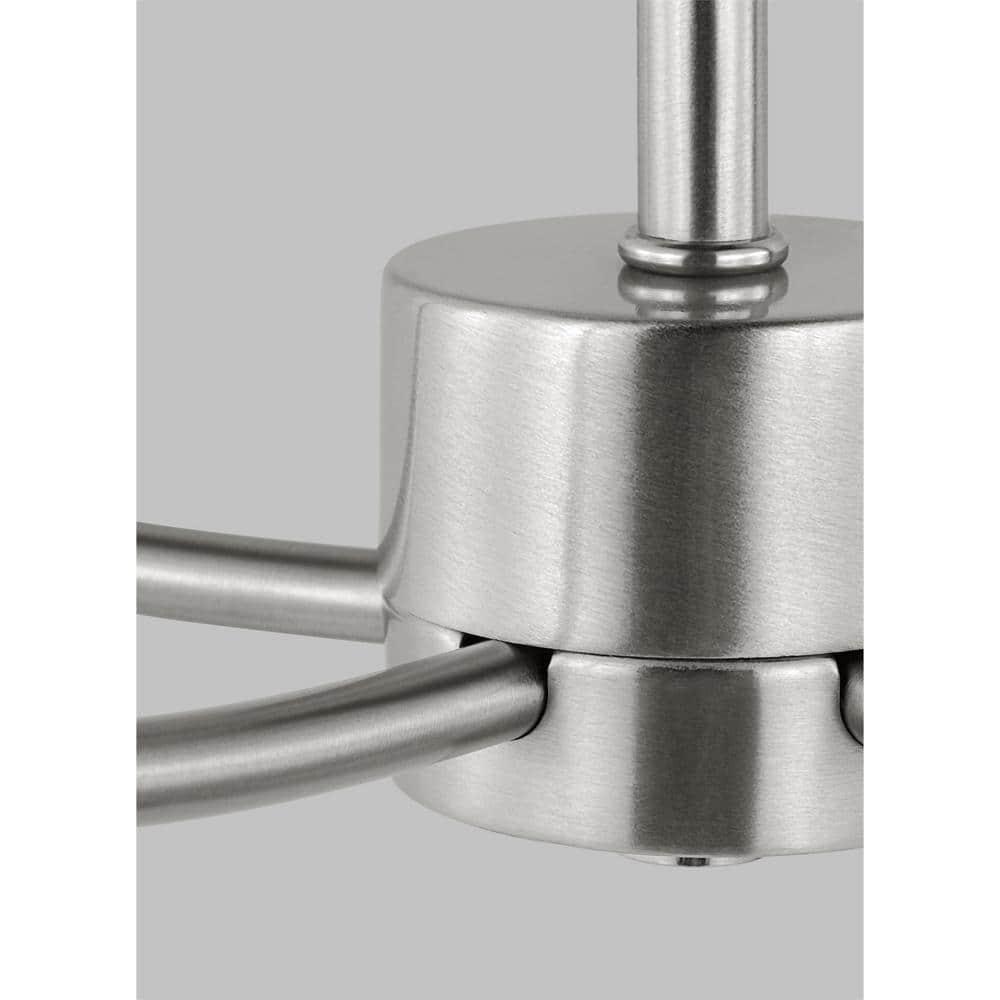 Greenwich 5-Light Brushed Nickel Candle Chandelier