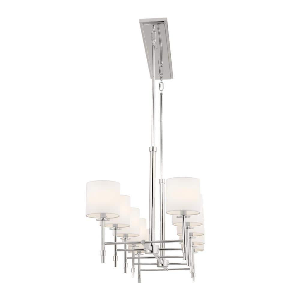 Kichler Lighting Ali 10 - Light Chandelier in  Polished Nickel