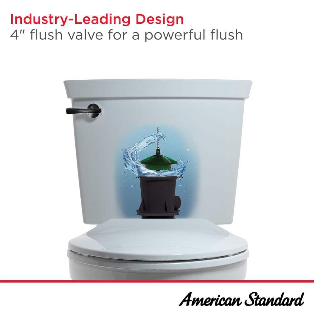 American Standard Champion 4 Toilet with Toilet Seat Elongated Chair Height