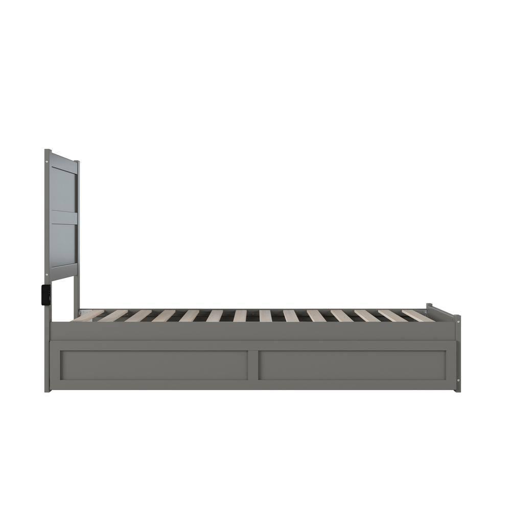 AFI Furnishings NoHo Platform Bed TXL with Footboard & TXL Trundle AG