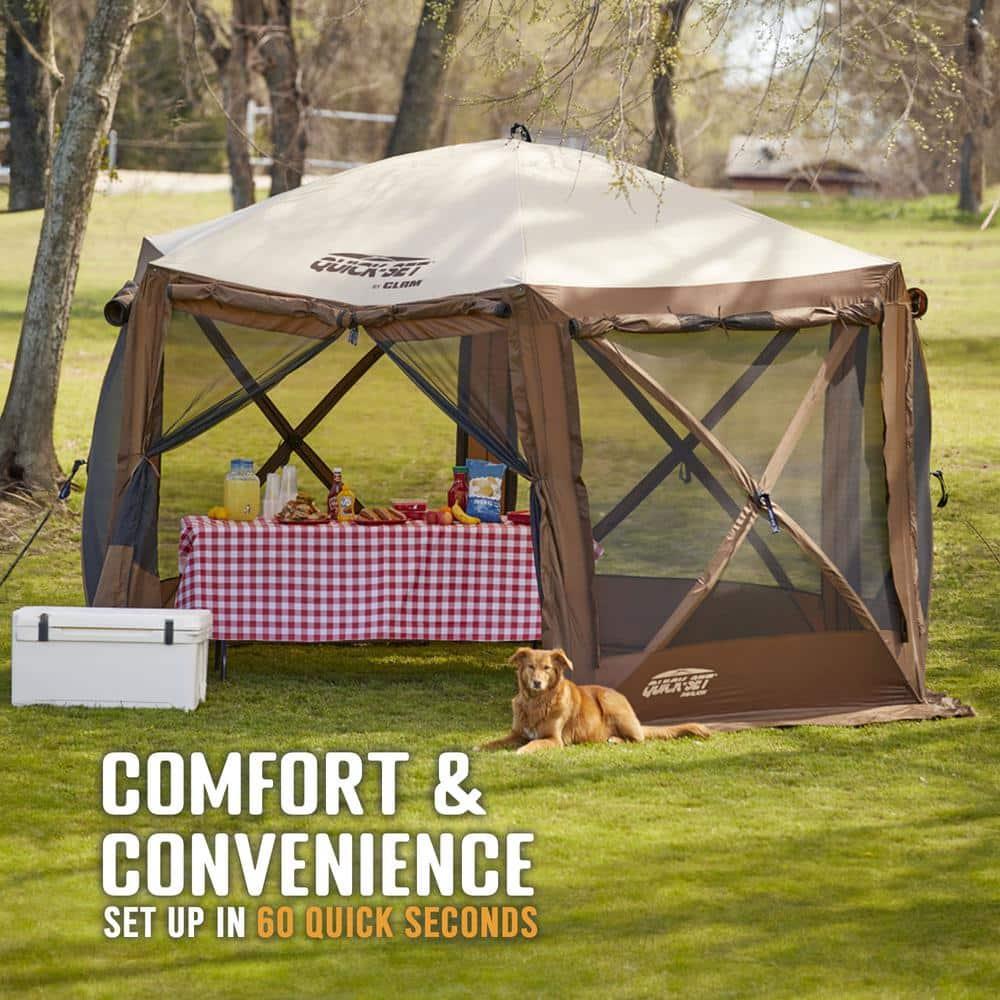Clam CLAM Quick-Set Portable Outdoor Camping Canopy Shelter