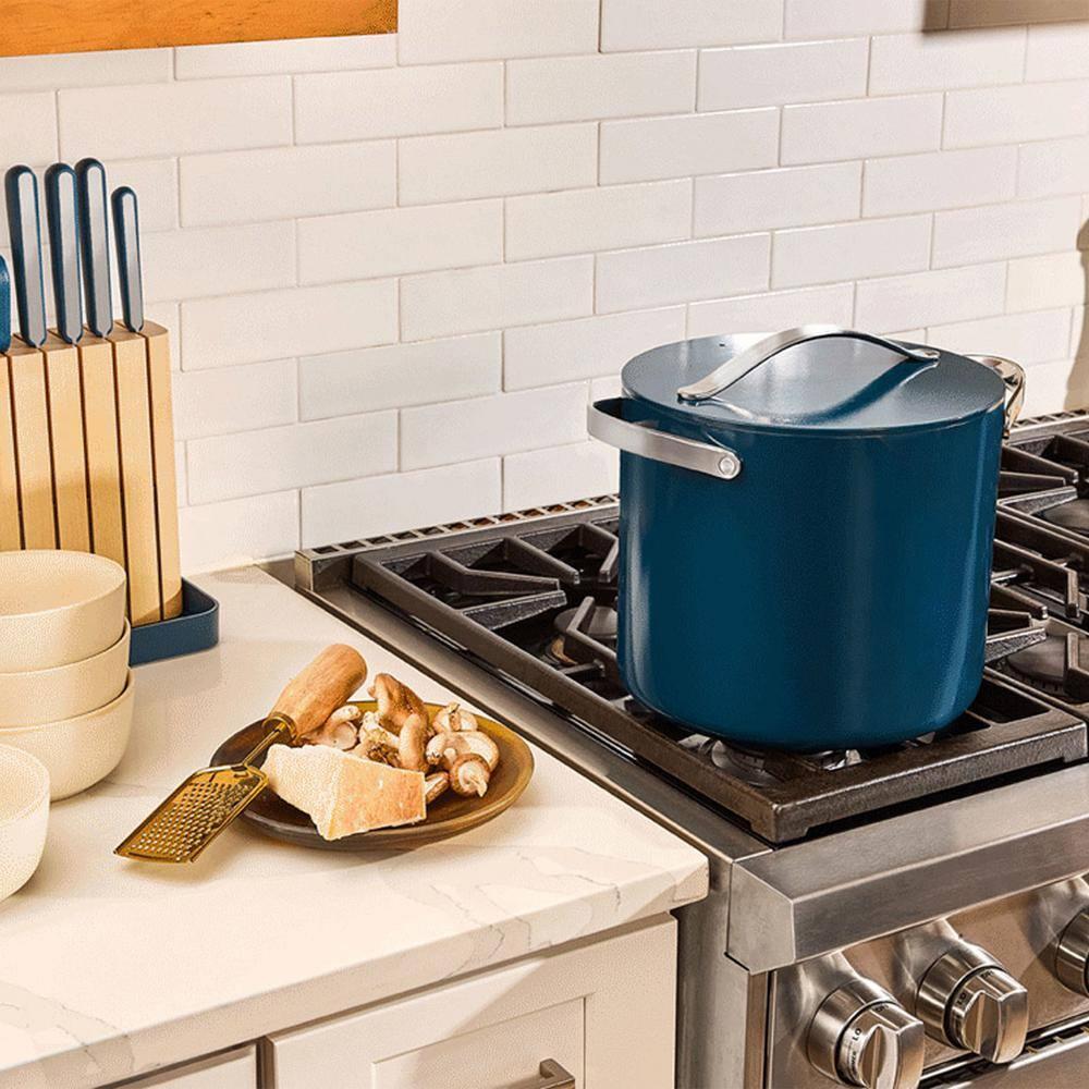Caraway ® Cookware Plus Cream Stock Pot with Lid