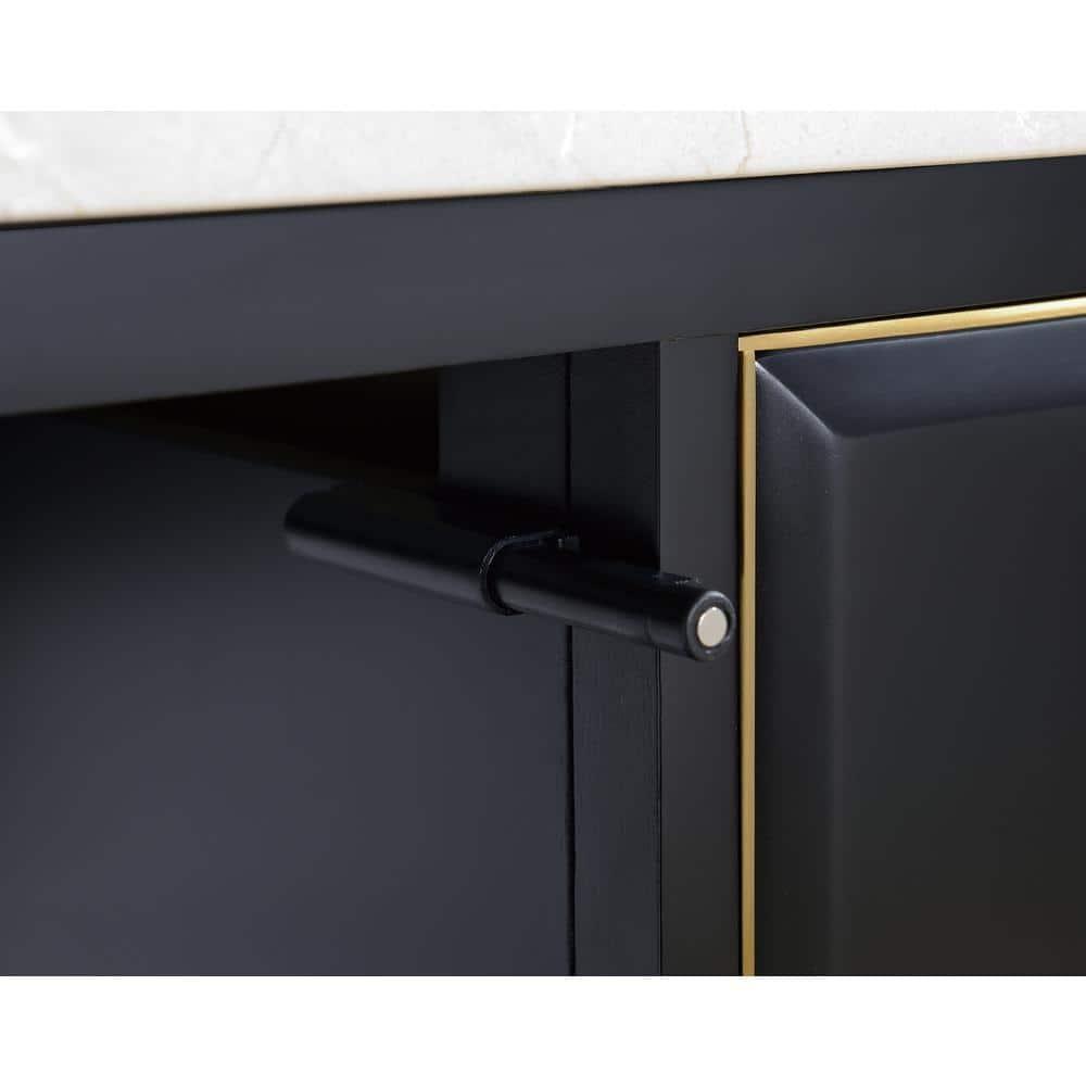 Avanity Mason-Vs61-G-C Mason 61" Free Standing Double Basin Vanity Set - Black