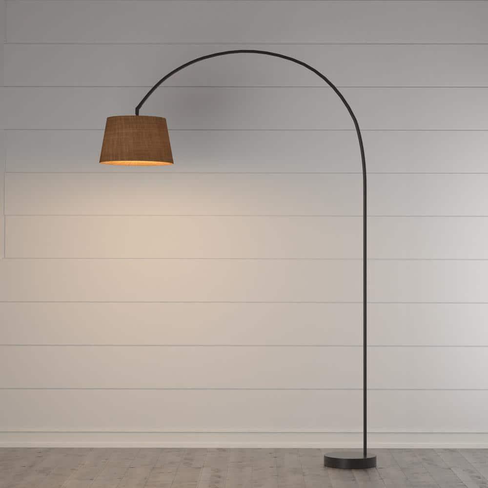 Adesso Goliath Arc Lamp, Matte Black