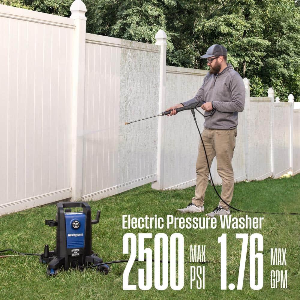 Westinghouse Electric Pressure Washer 2500-PSI, 1.76-GPM, Soap Tank, 5 Nozzles
