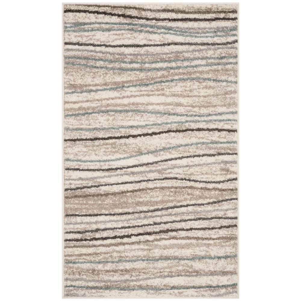 Amsterdam AMS111 Power Loomed Indoor Accent Rug - Cream/Beige - 3'x5' - Safavieh