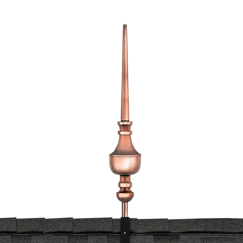 Good Directions Victoria Polished Copper Roof Finial 27 Inches Tall