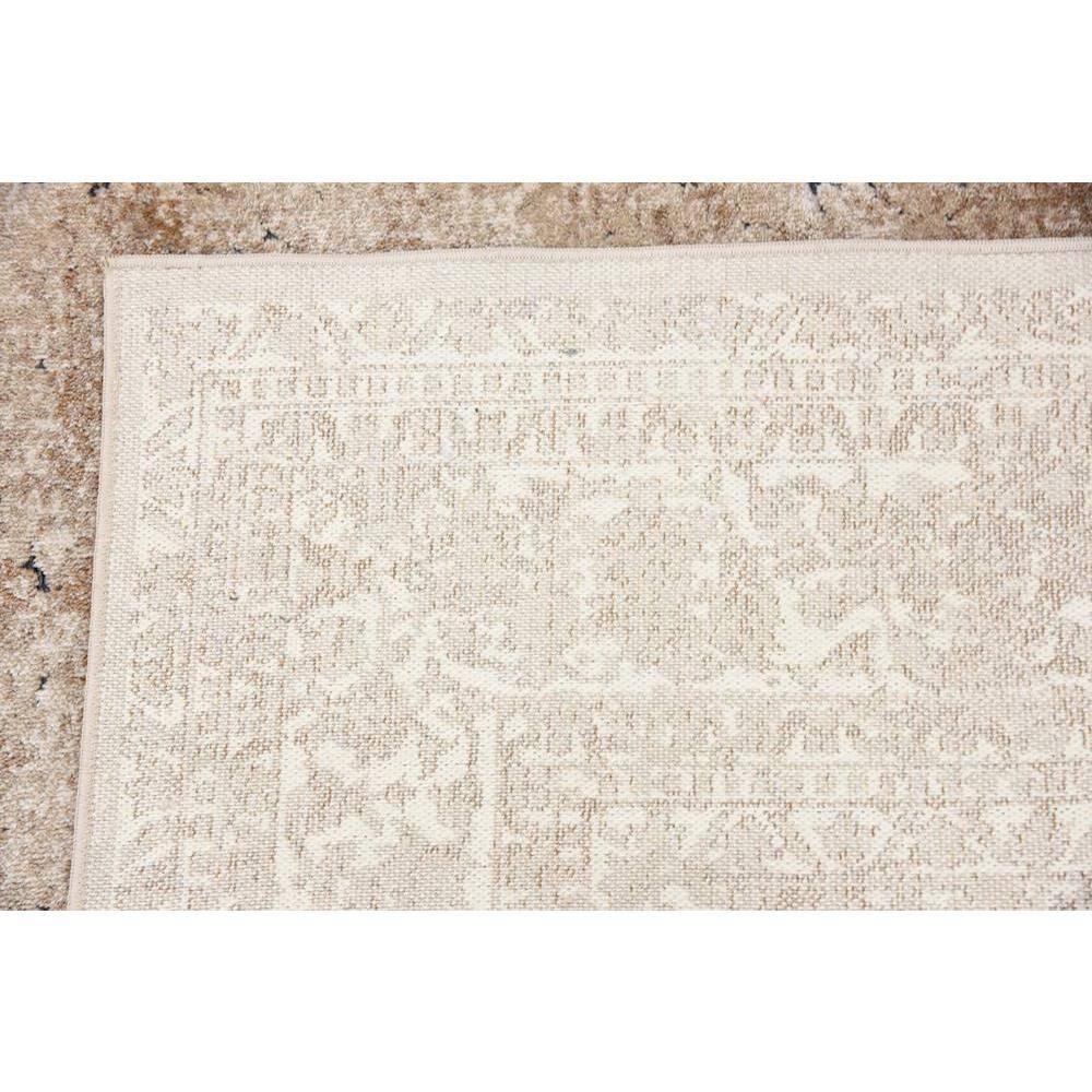 Unique Loom Chateau Collection Area Rug - Jefferson (5' 1" x 8' Rectangle Beige/Light Brown)