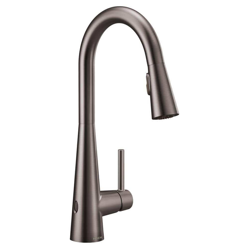 Moen Sleek MotionSense Wave Single Handle Pulldown Kitchen Faucet with Power Clean Technology