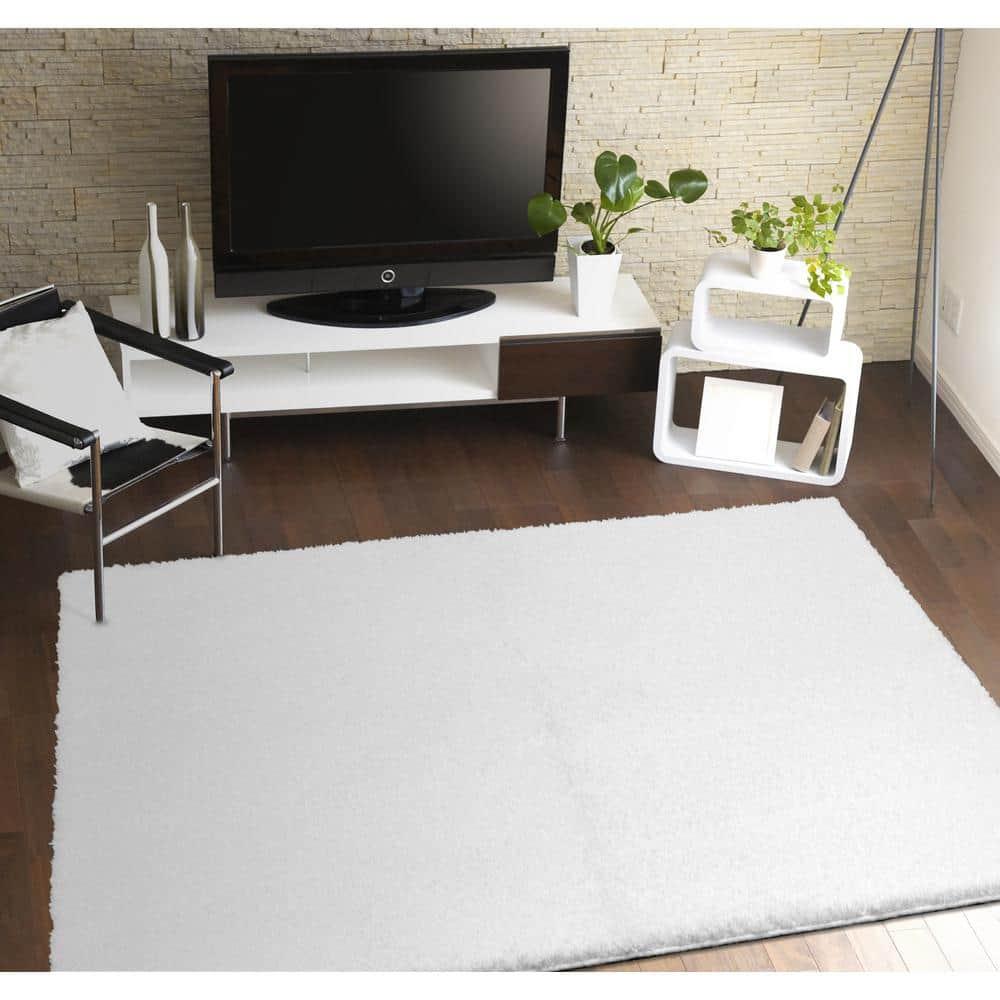Garland Rug Skyline Shag White Indoor Area Rug, 9' x 12'