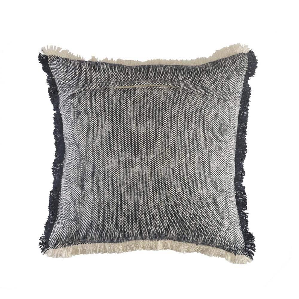 Rajani Home Jessei Fringed Cotton Throw Pillow