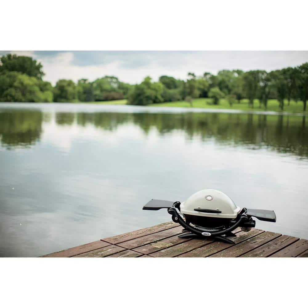 Weber Q1200 Gas Grill, Titanium
