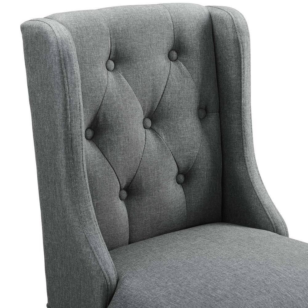 Modway Baronet Tufted Button Upholstered Fabric Stool