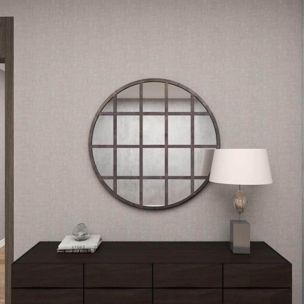 Paneled Modern & Contemporary Accent Mirror
