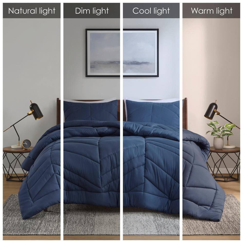Intelligent Design Remy Quilted Chevron Comforter Set