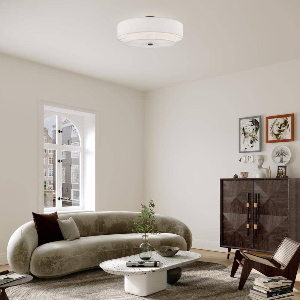 Livex Lighting Meridian 5 - Light Semi-Flush Mount in  English Bronze