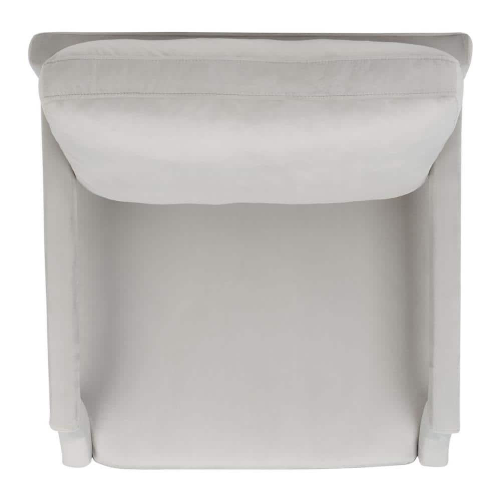 Genoa Upholstered Arm Chair - ACH4510 - Light Grey - Safavieh