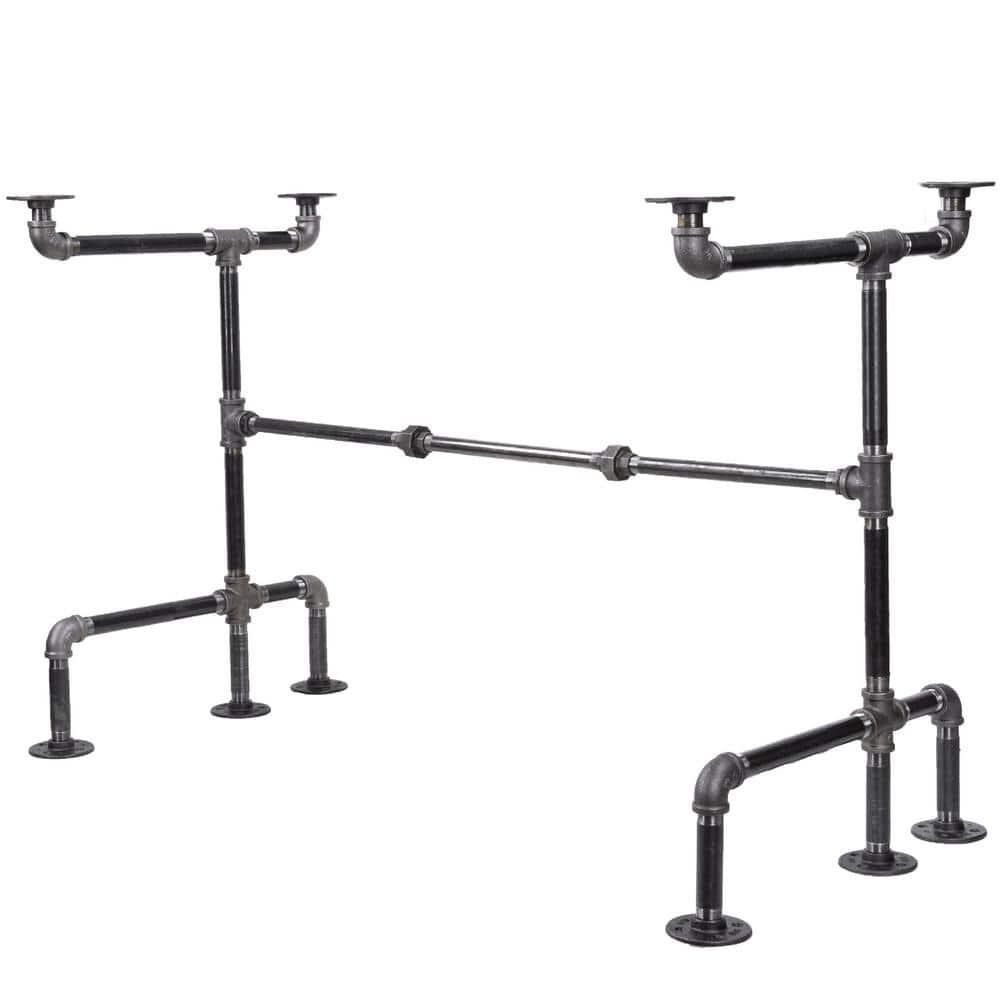 Pipe Décor "M" Design Desk Kit Industrial Steel Pipe