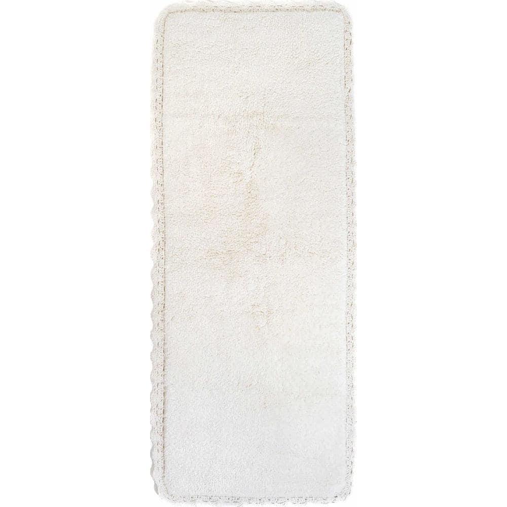 Crochet Bath Rug Runner Ivory (22"X60") - Chesapeake Merch Inc.