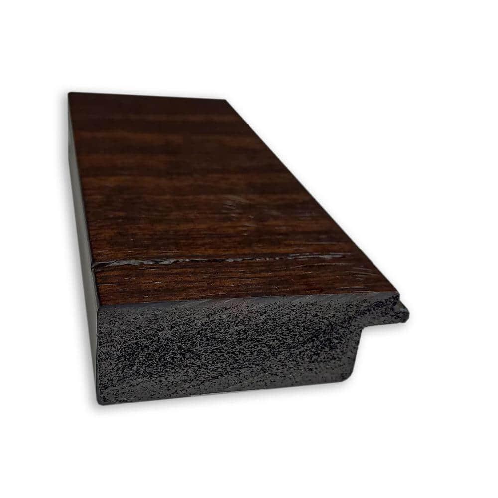 Amanti Art Beveled Bathroom Wall Mirror - Wildwood Brown Frame Wildwood Brown Narrow Outer Size: 19 x 23 in