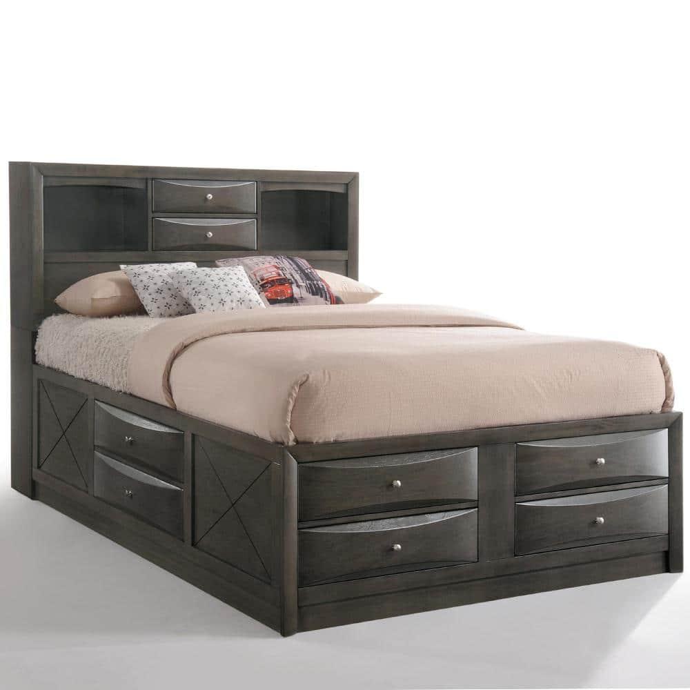 Wildon Home® Elyne Bookcase Storage Bed