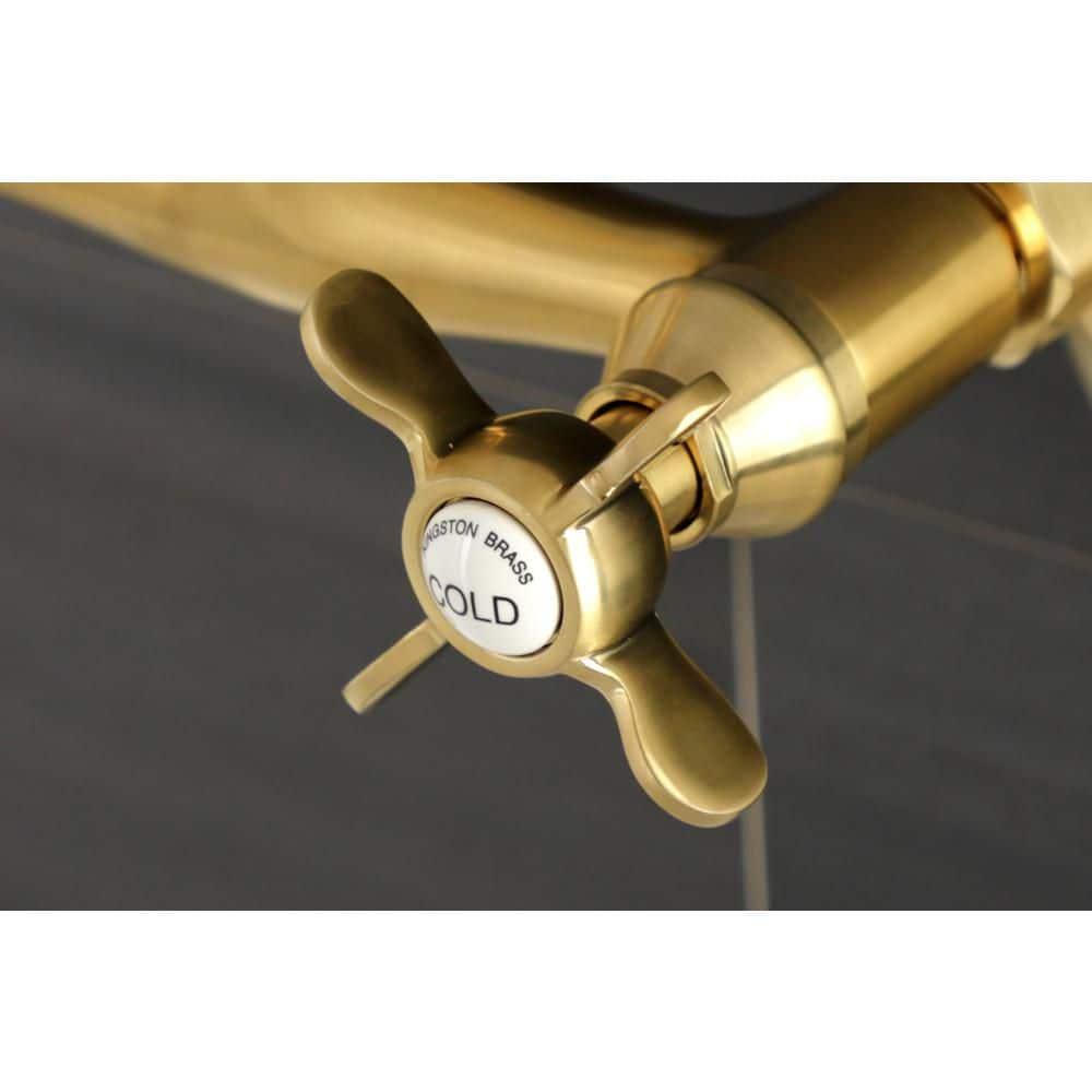 Kingston Brass Kingston Two-Handle 2-Hole Wall Mount Bar Faucet