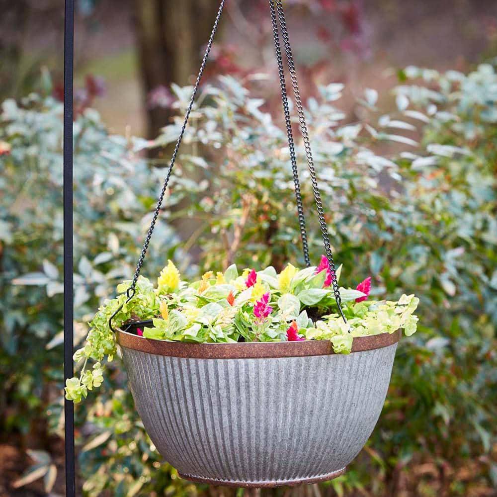 Southern Patio® Westlake Hanging Resin Pot Planter Round