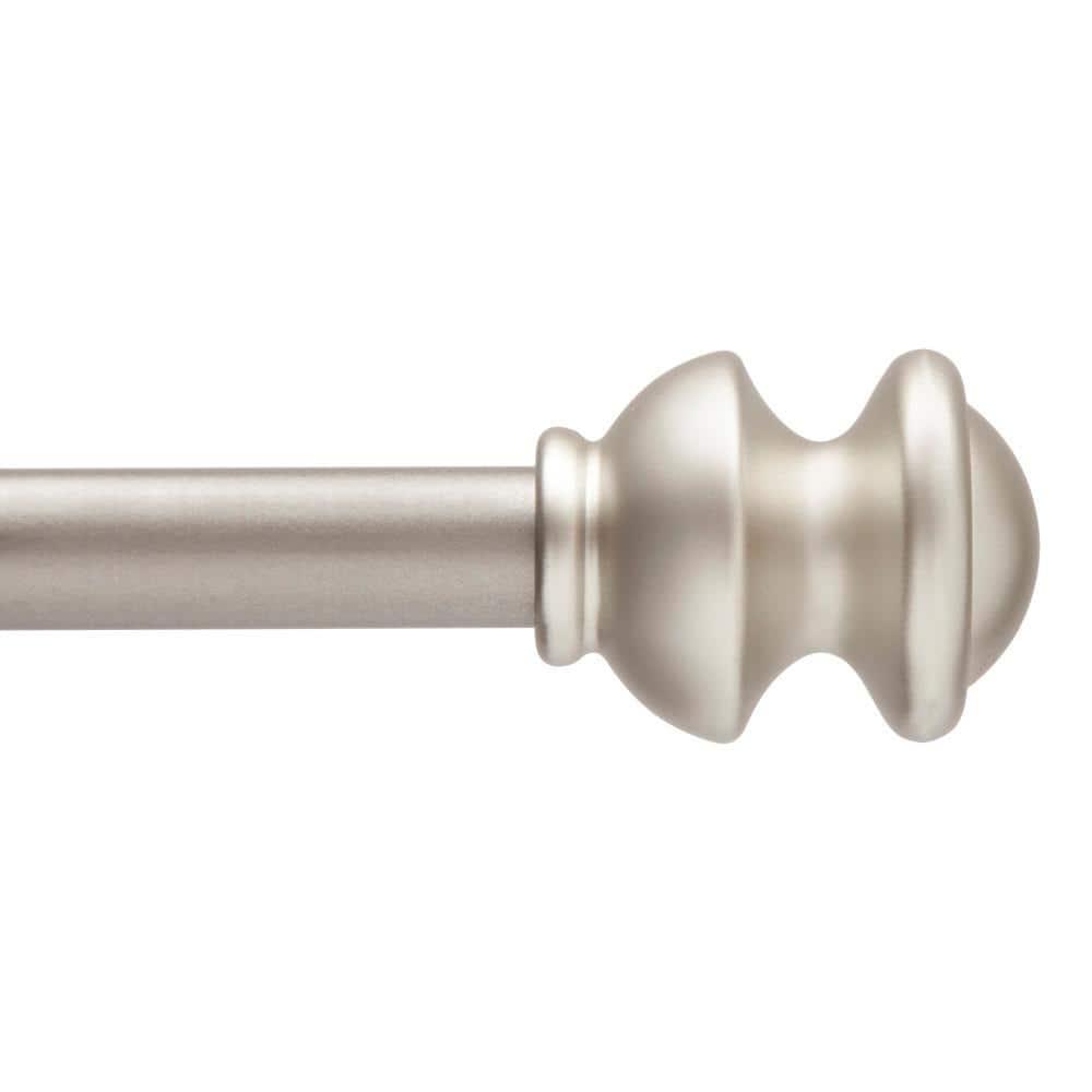 Kenney Steel Adjustable Single Curtain Rod