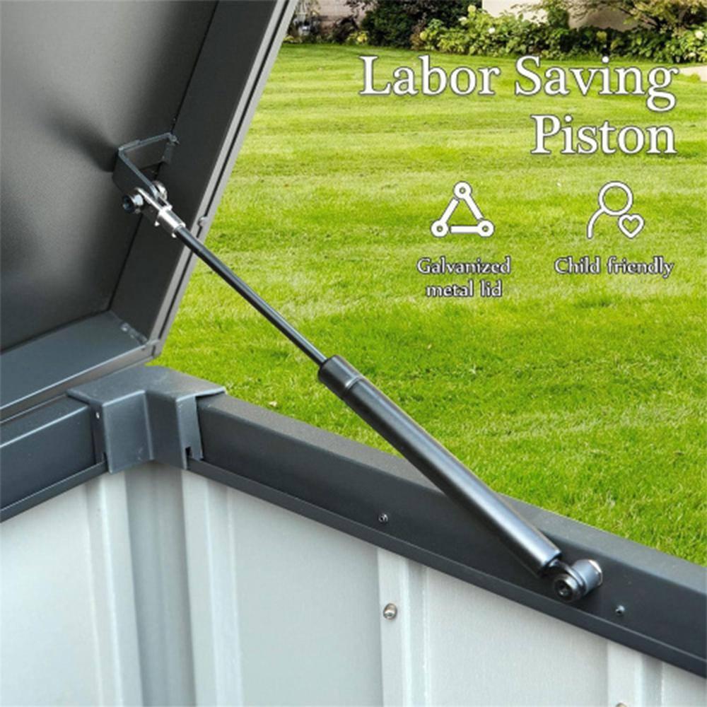 Tryimagine 160 Gallon Outdoor Storage Deck Box Waterproof, Large Patio Storage Bin For Outside Cushions, Throw Pillows, Garden Tools, Lockable