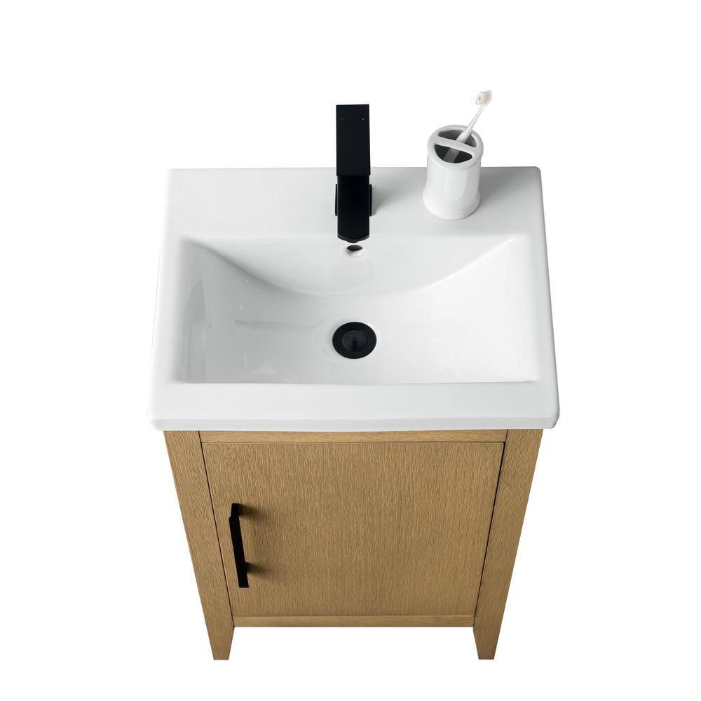 20'' Single Bathroom Vanity with Ceramic Top