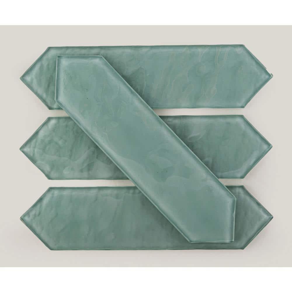 Ergo 3" x 11" Picket Glass Kitchen Backsplash, Bathroom, Shower, Pool, Wall and Floor Tile