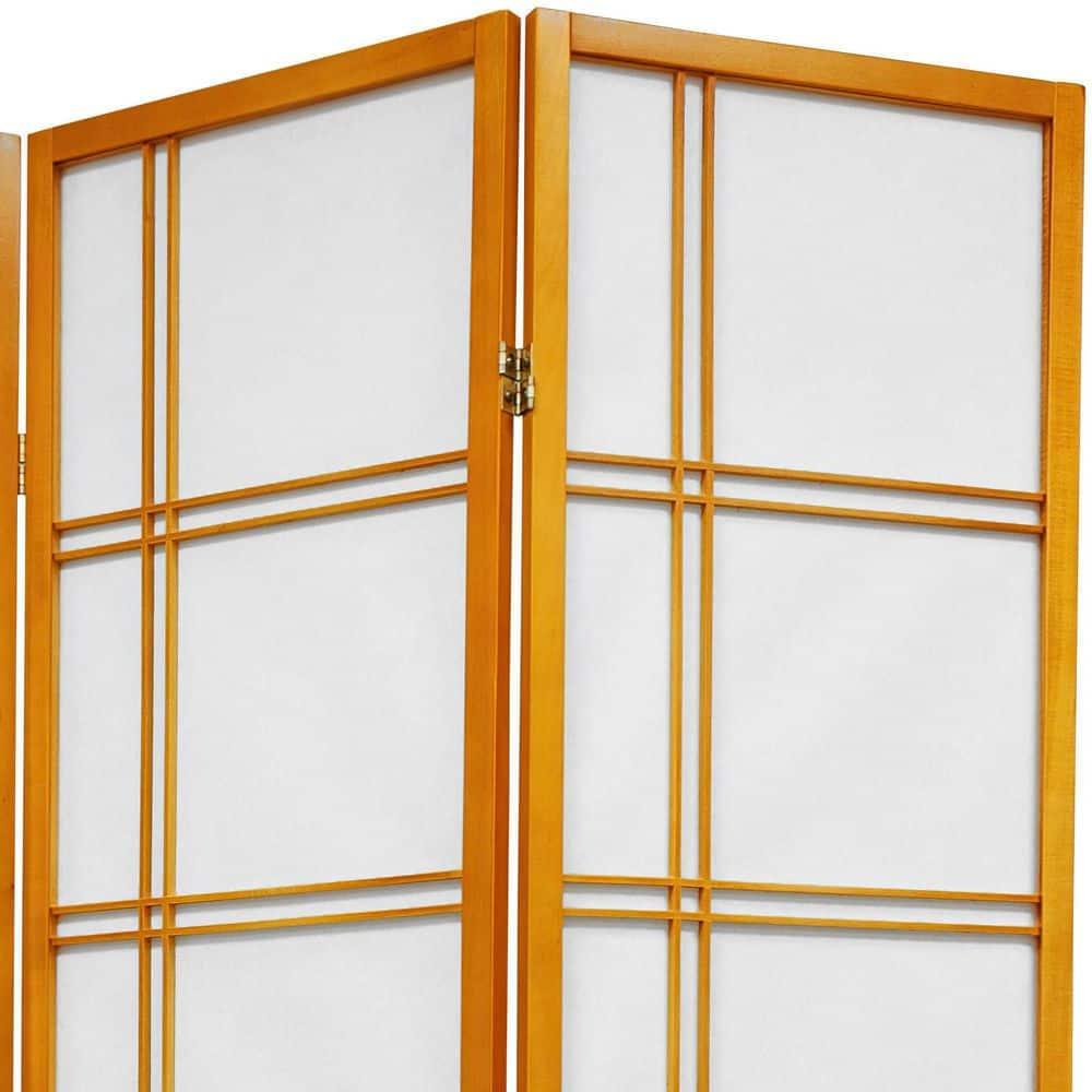 48" x 42" Double Cross Shoji 3 Panel Room Divider