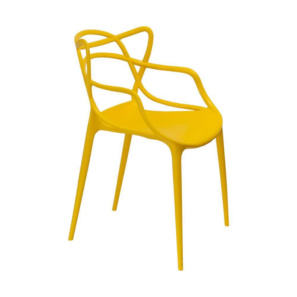 Mod Made MM-PC-006-Yellow Loop Chair - Yellow