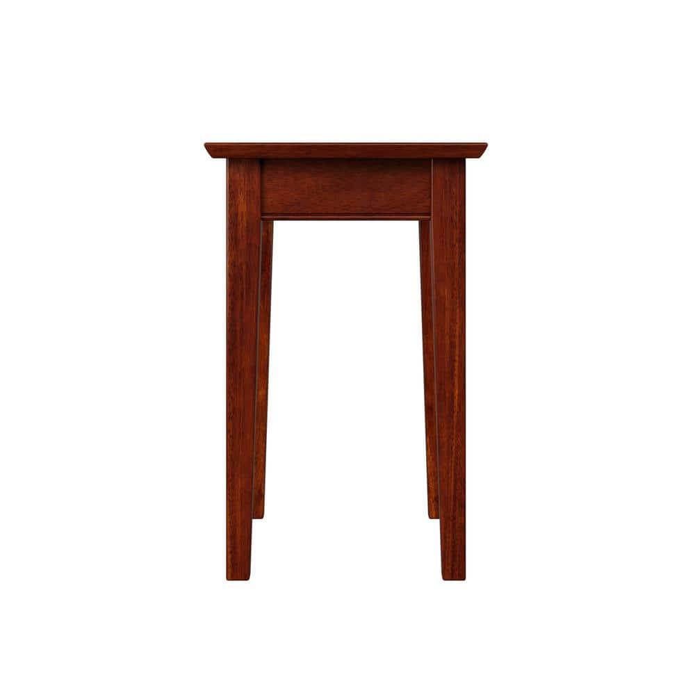 Shaker Chair Side Table with Charger Walnut - AFI