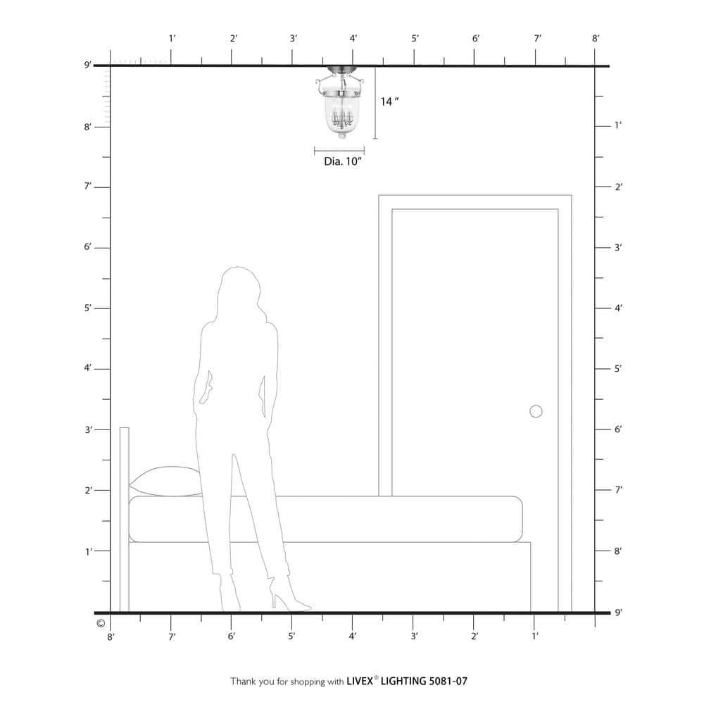 Breakwater Bay Phippsburg Glass Semi Flush Mount