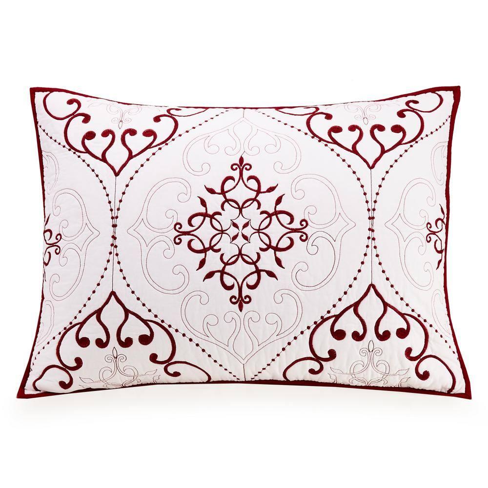 Modern Heirloom Chambers 3-Piece Embroidered Quilt Set