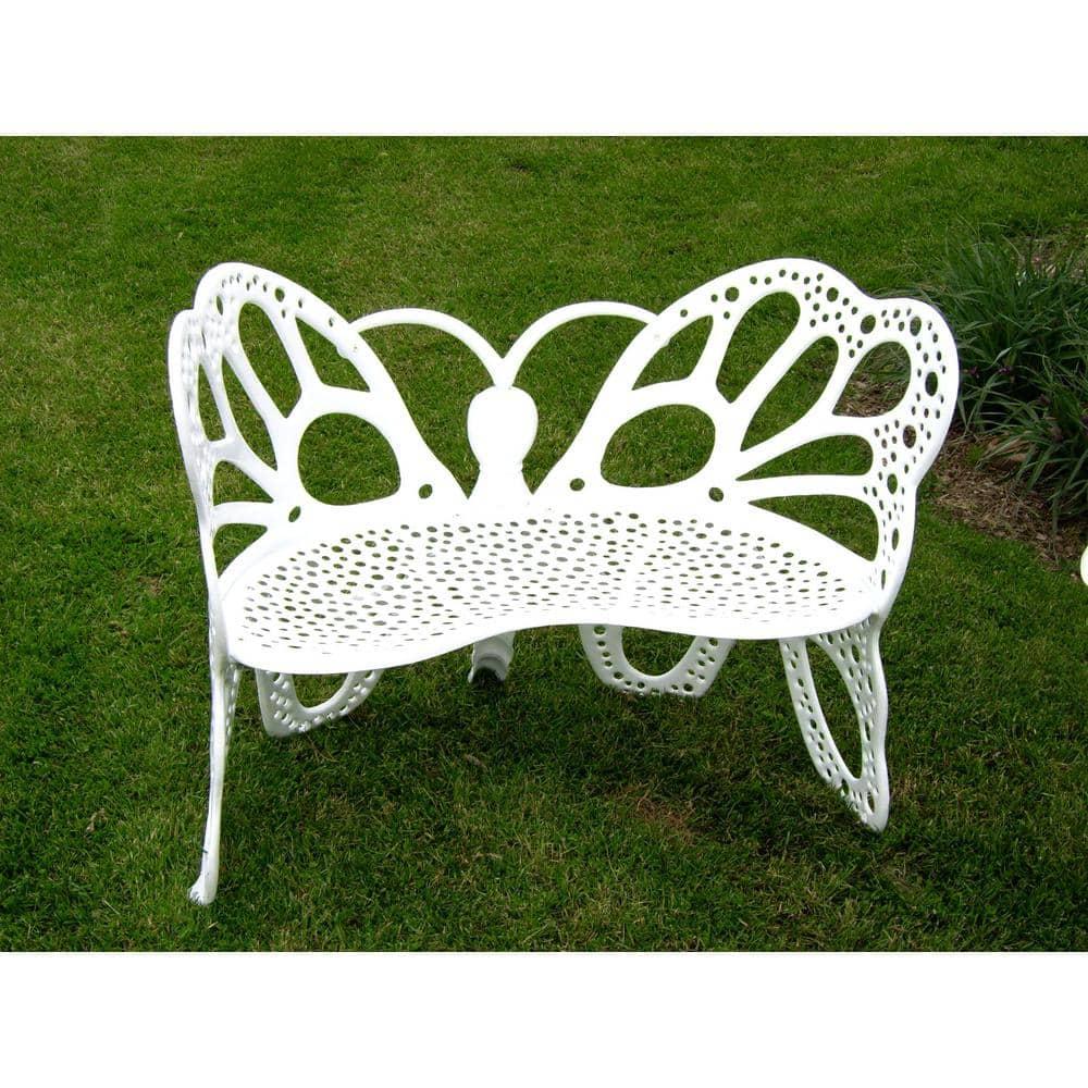 FlowerHouse FHBFSET3-W Butterfly Garden Set - white